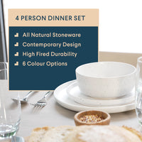 geschirr-Weiß Gesprenkelt