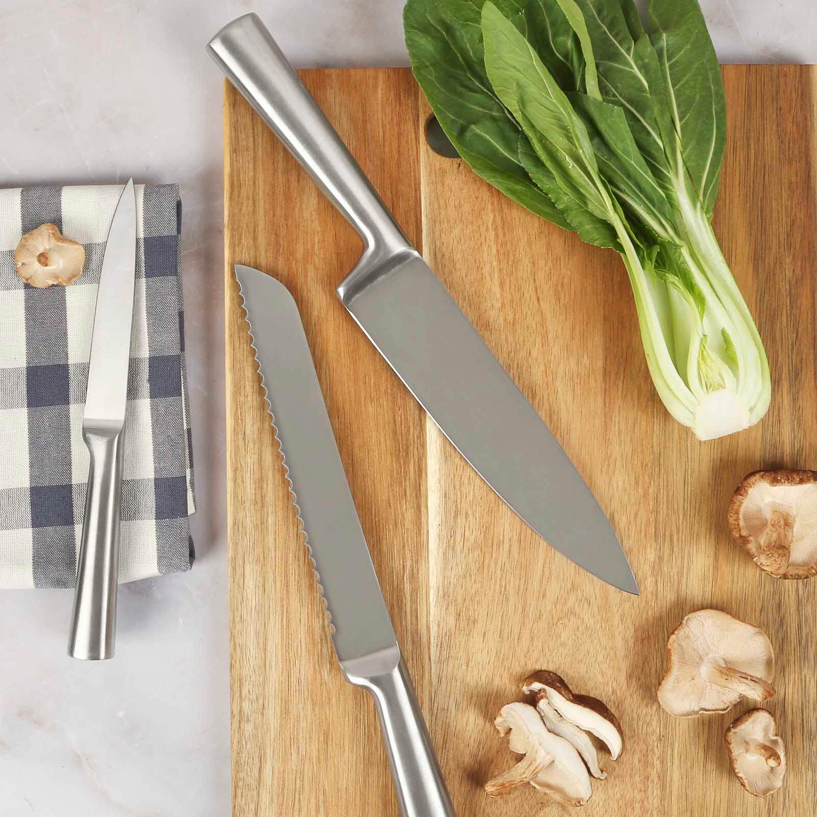 Messer & Schneidebretter-Set aus Akazienholz