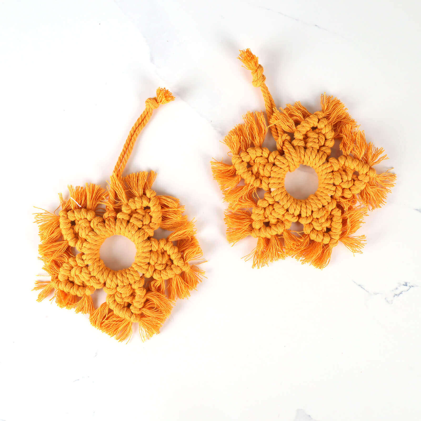 Makramee-Stern-Projekt